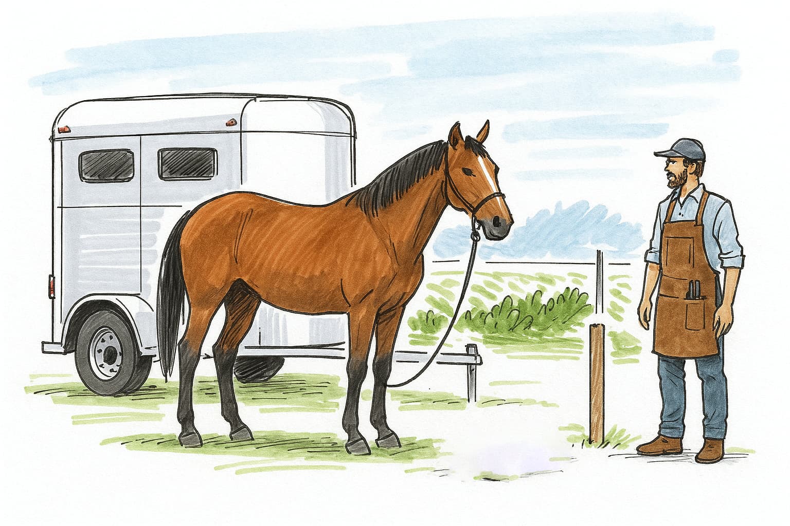 Large animal vet service